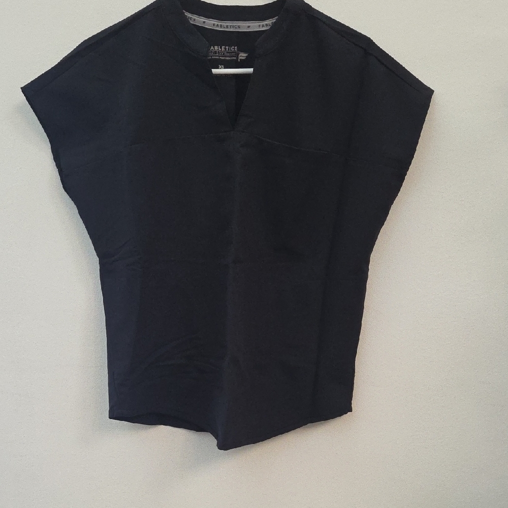 Fabletics Black Womens Scrub Top